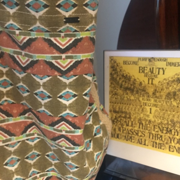 NWT🌞 Volcom Perfect PacSun Boho Beach Tote - Picture 3 of 7